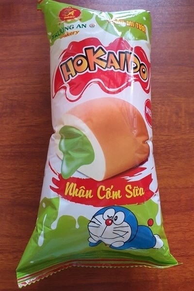 BÁNH MÌ NHÂN CỐM SỮA
