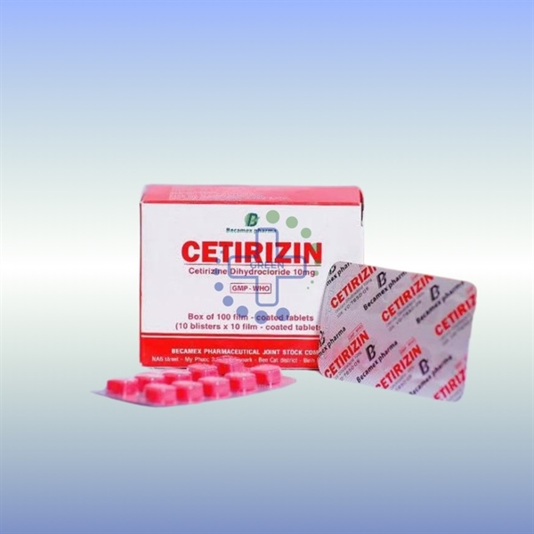 Cetirizine 10mg (100 TAB)
