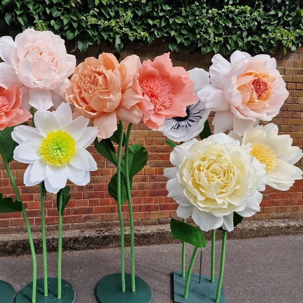 Hoa Khổng Lồ Trang Trí Cửa Hàng, Sự Kiện, Tiệc Cưới