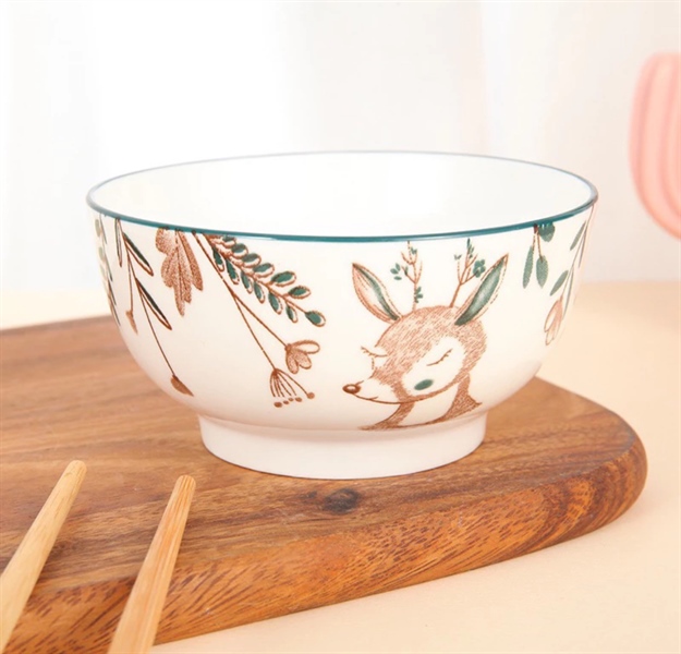 Chén Sứ Fuchun 4,5 Inch (Hươu Nhỏ)