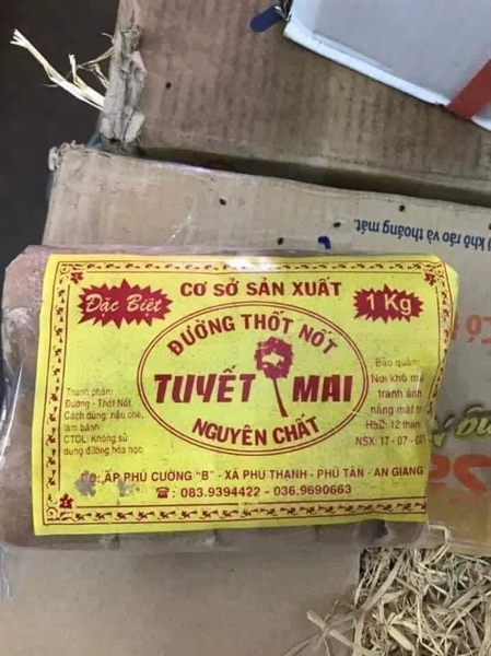 Đường thốt nốt Tuyết Mai