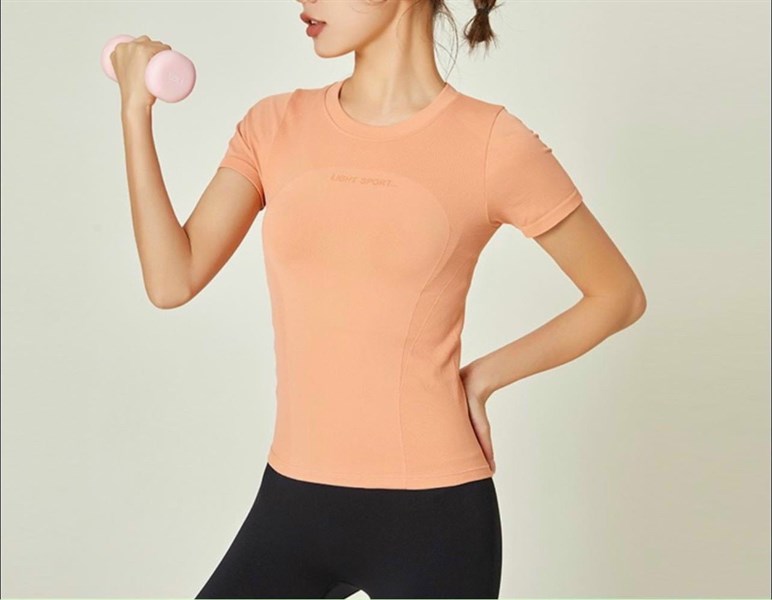 Áo Thun Nữ QC light - màu cam