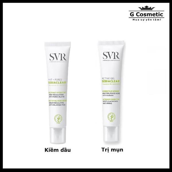 Kem Svr Mat+Pores 40ml (Gluconolactone 4% + Mat SR 2%, kiềm dầu)