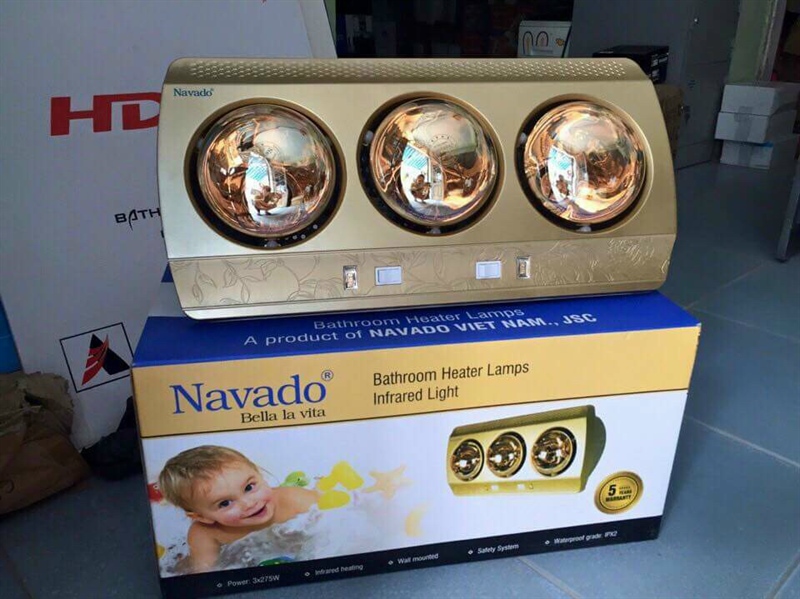 Đèn sưởi 3 bóng NAVADO