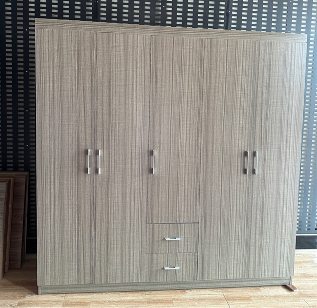 Tủ quần áo 2M trơn kẻ xanh