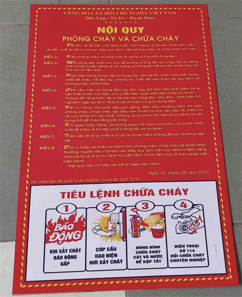 Nội quy tiêu lệnh