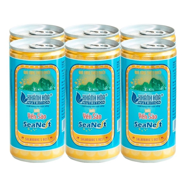 Nước yến sào cao cấp lon 3% Seanest 190 ml