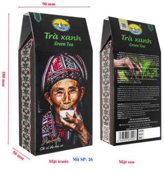 FIN HÒ trà xanh hữu cơ 100g