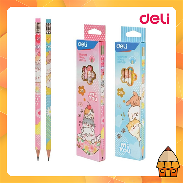 Chì gỗ Deli C012 2B