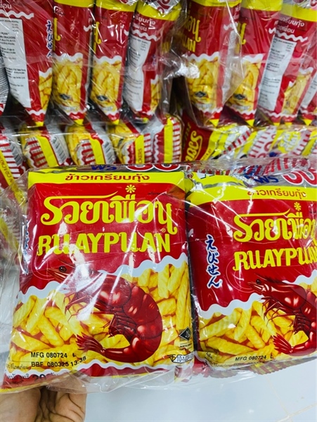 BÁNH SNACK TÔM THÁI - LỐC 12g _ 54k