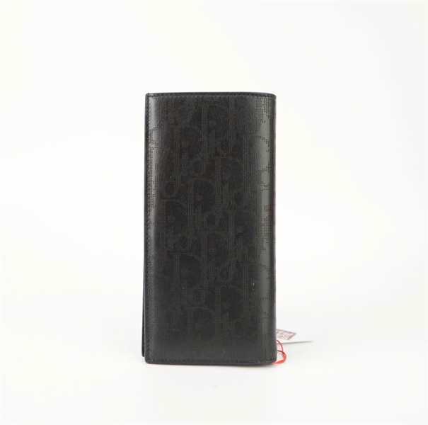 Ví Dior gập 2 màu đen KG+