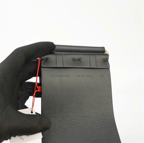 Thắt lưng Dior đen bản lớn KG+