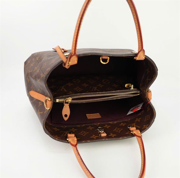 Túi LV hoa nâu 2 quai size 32 KG+