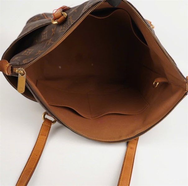 Túi LV tote hoa nâu 2 túi hông 36cm KG+