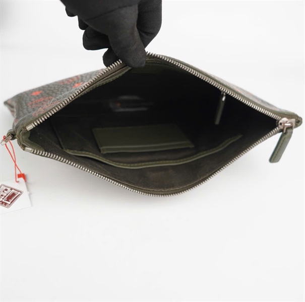 Túi MCM xám in logo cam size 30 KG+