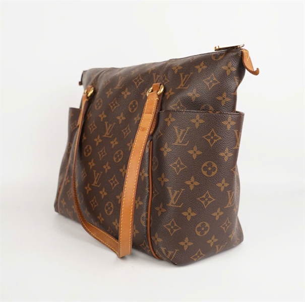 Túi LV tote hoa nâu 2 túi hông 36cm KG+