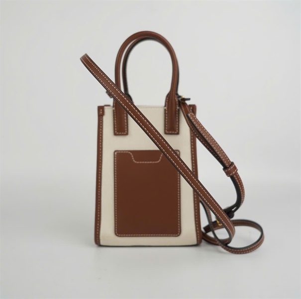 Túi BBR trắng viền nâu size 12 KG+