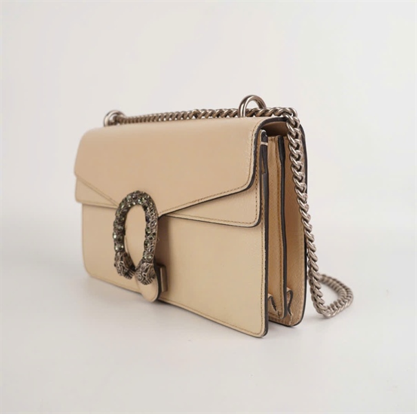 Túi GG trắng đầu rồng 26cm KG+