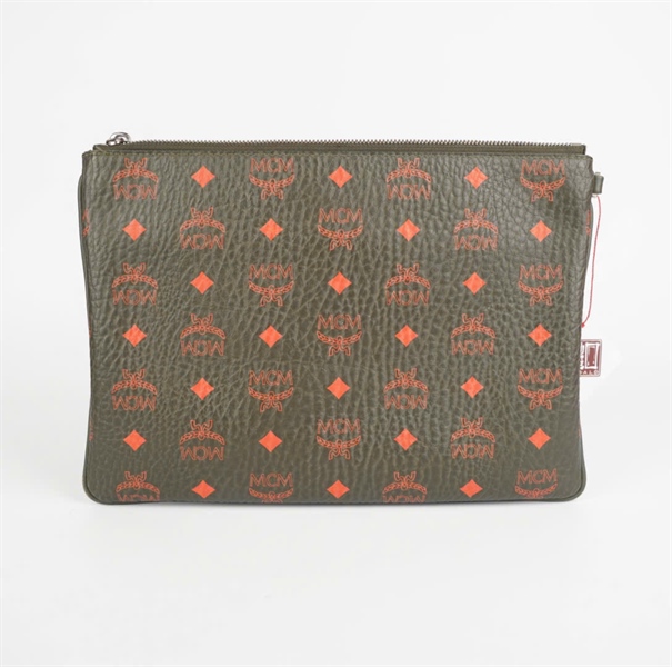 Túi MCM xám in logo cam size 30 KG+