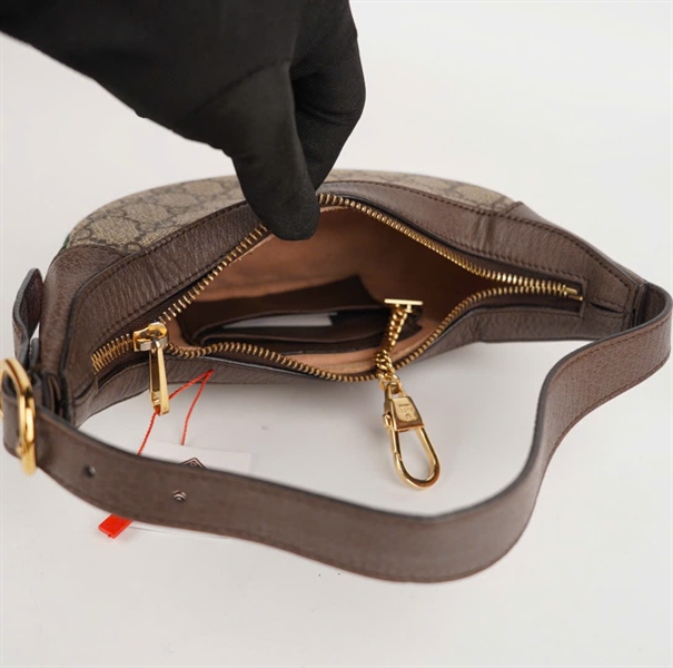 Túi GG kẹp nách màu nầu 16cm KG+