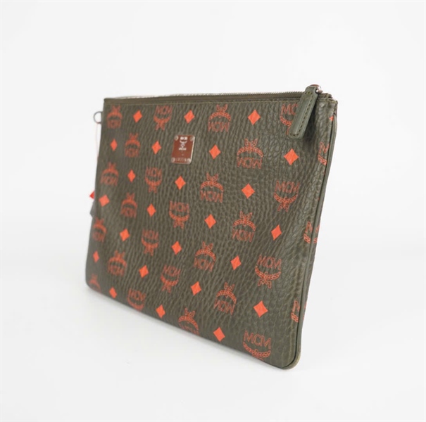 Túi MCM xám in logo cam size 30 KG+