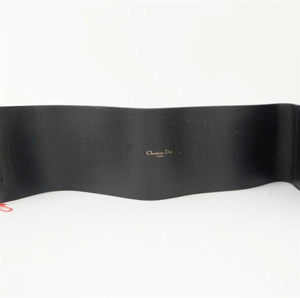 Thắt lưng Dior đen bản lớn KG+