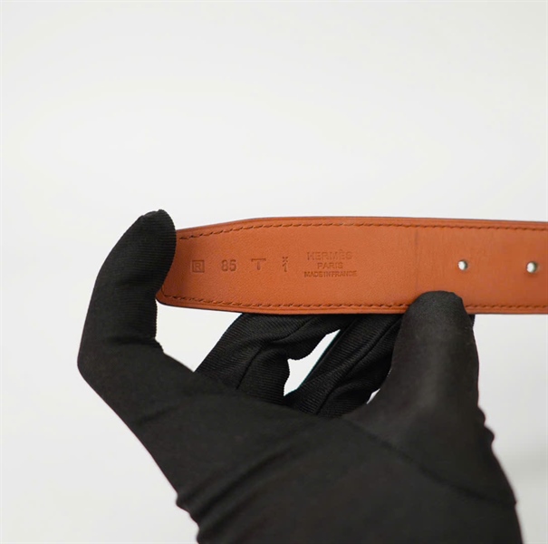 Thắt lưng Hermes màu xám KG+