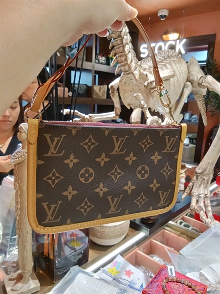 Túi Pound túi LV hoa nâu ++