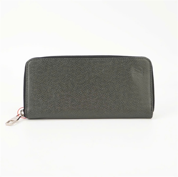 Ví LV vân đen khóa kéo KG+