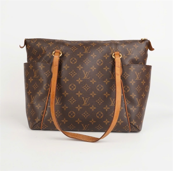 Túi LV tote hoa nâu 2 túi hông 36cm KG+