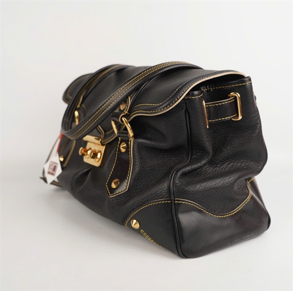 Túi LV đen viền chỉ 36cm KG+