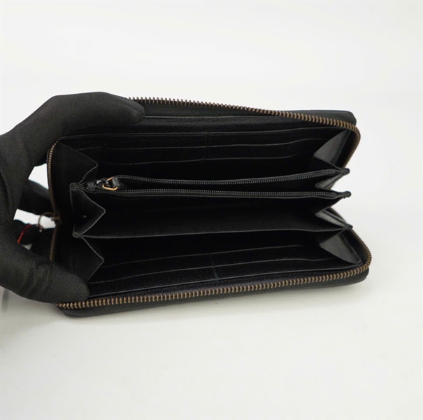 Ví GG đen logo con ong KG+