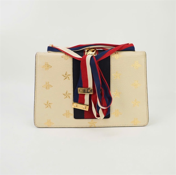 Túi GG màu nude phối dây màu size 23 KG+