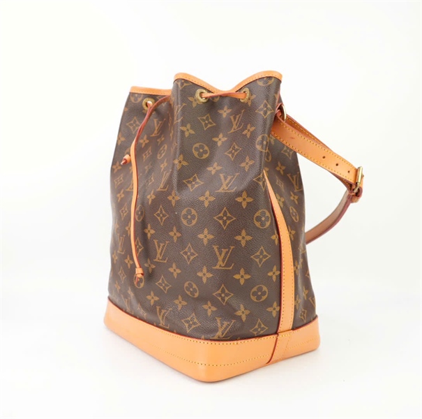Túi LV hoa nâu dây rút viền cam size 32 KG+
