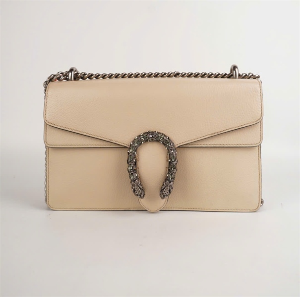 Túi GG trắng đầu rồng 26cm KG+