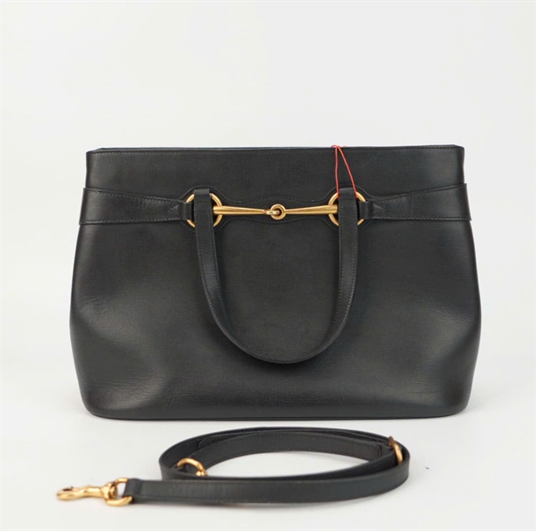 Túi GG đen khóa vàng size 30 +