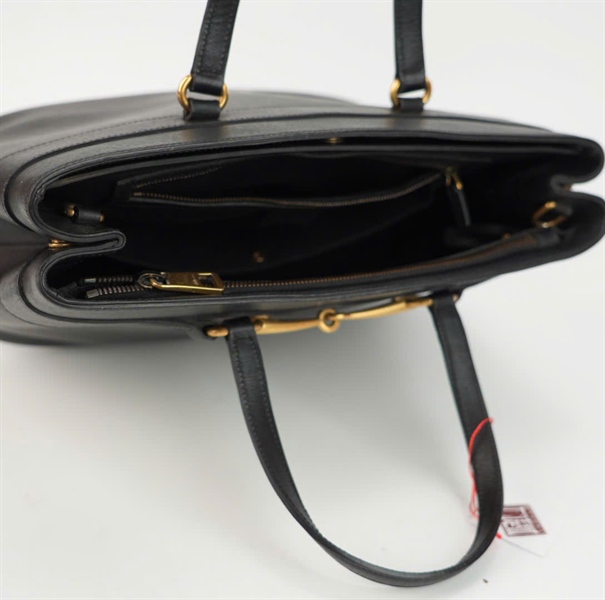 Túi GG đen khóa vàng size 30 +