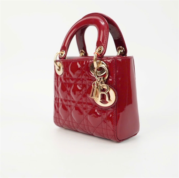 Túi Dior Lady đỏ size mini TB+