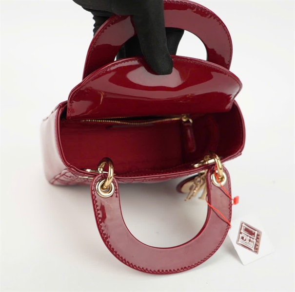 Túi Dior Lady đỏ size mini TB+