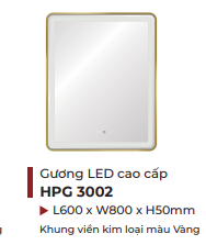 Gương đèn LED cao cấp HP 3002