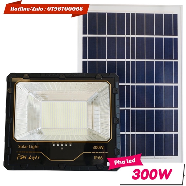 Đèn pha năng lượng mặt trời 300w TP