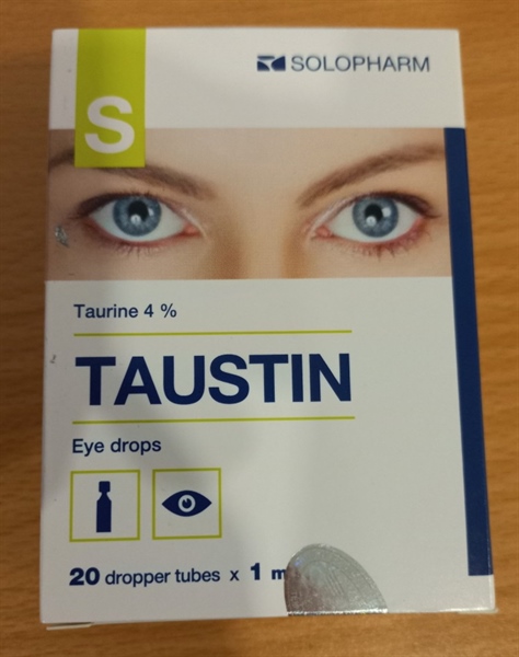 Taurine - Solopharm 4% 20tub x 1ml (Dung dịch nhãn khoa) - Nga