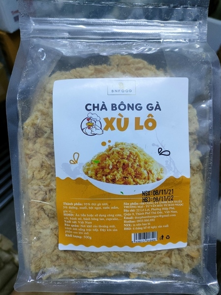 CHÀ BÔNG GÀ XÙ LÔ 500GR