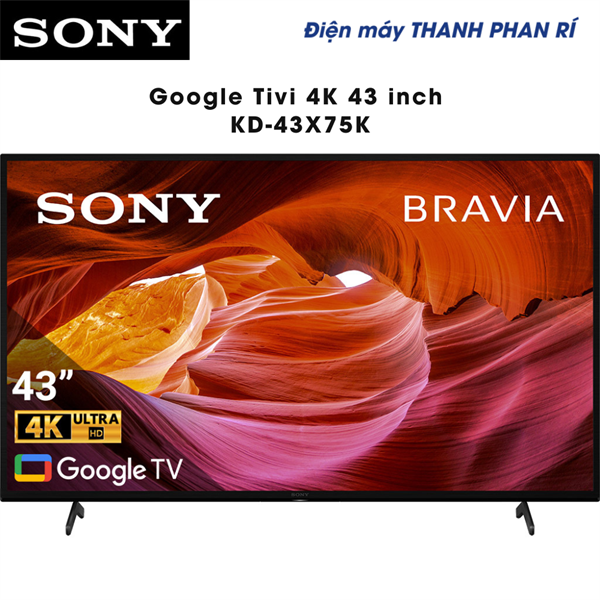 Google Tivi Sony 4K 43 inch KD-43X75K