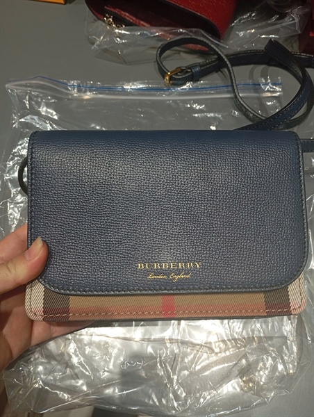 Túi BBR nắp xanh đen 18cm KG+