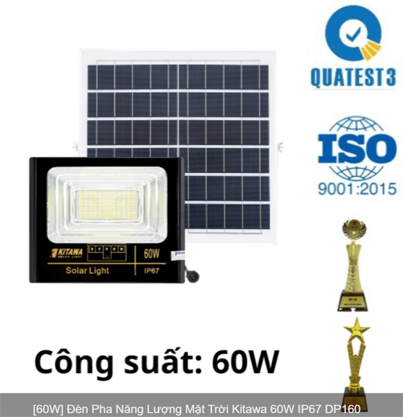 Đèn Pha NLMT Kitawa 60w Ip67 DP160