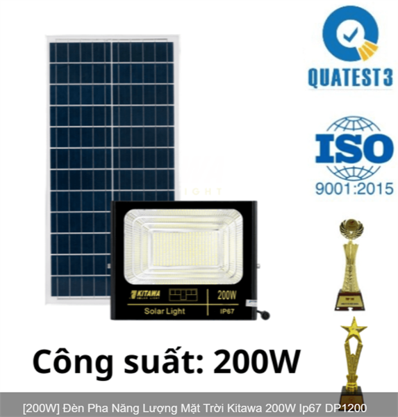 Đèn Pha NLMT Kitawa 200W Ip67 DP1200