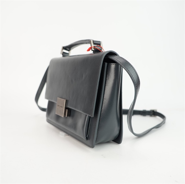 Túi YSL màu xám khóa bạc size 21++