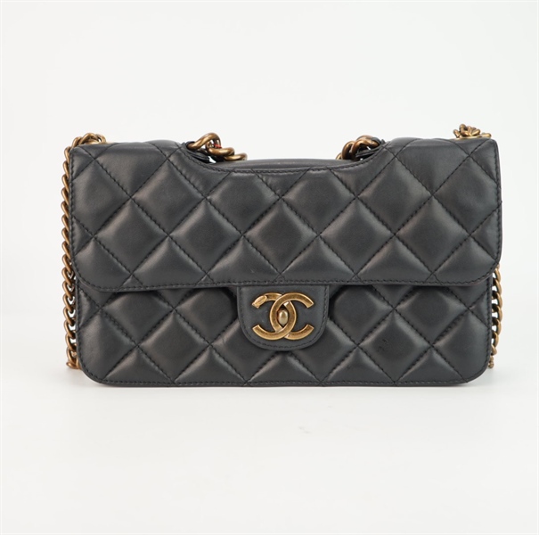 Túi Chanel đen quai xích size 26 ++