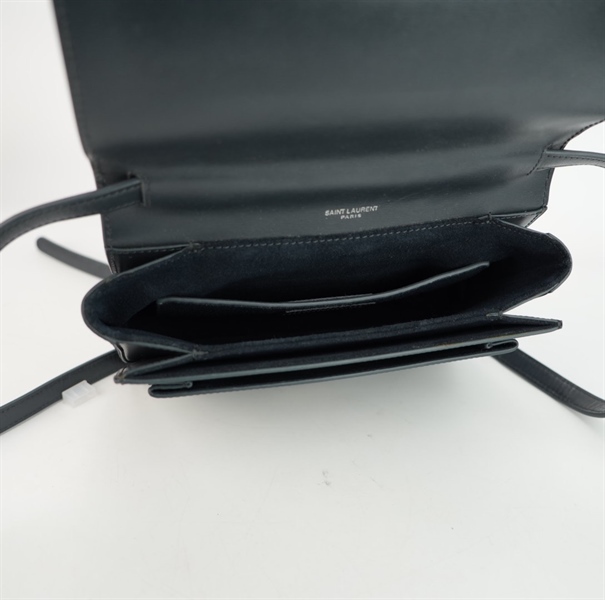 Túi YSL màu xám khóa bạc size 21++